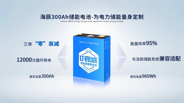 海辰储能300Ah电力储能专用电池