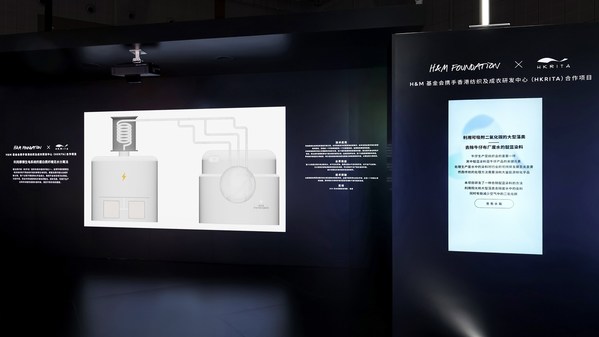 H&M主展台以交互形式呈现H&M基金会与香港纺织与成衣研发中心（HKRITA）的两项最新合作成果