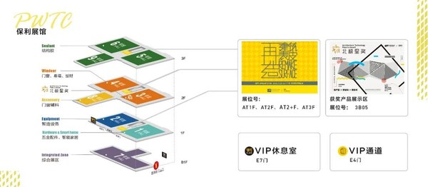 windoor门窗展 展馆分布