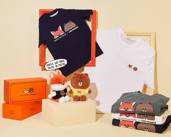 Maison Kitsuné x LINE FRIENDS胶囊系列产品