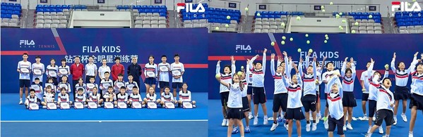 FILA KIDS钻石杯全明星训练营结业合影