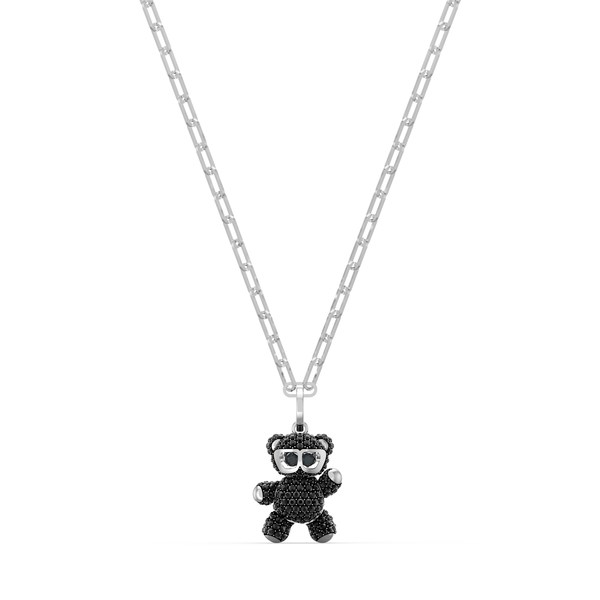 SWAROVSKI TEDDY链坠_黑色